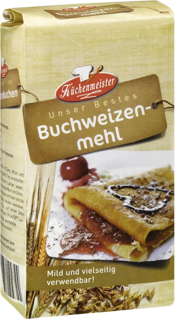 Küchenmeister buckwheat flour mild and versatile 500g