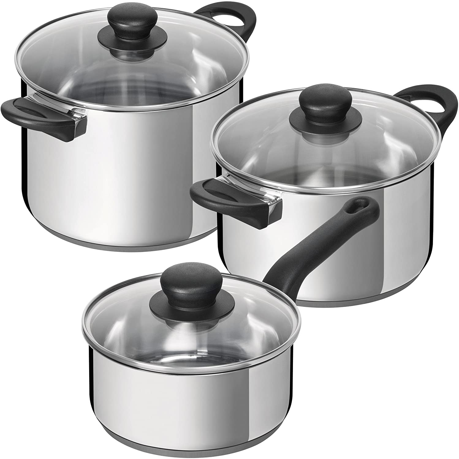 Kuhn Rikon 37420 Cookware Set – Stainless Steel, Silver, 64.5 x 34.5 x 26 cm