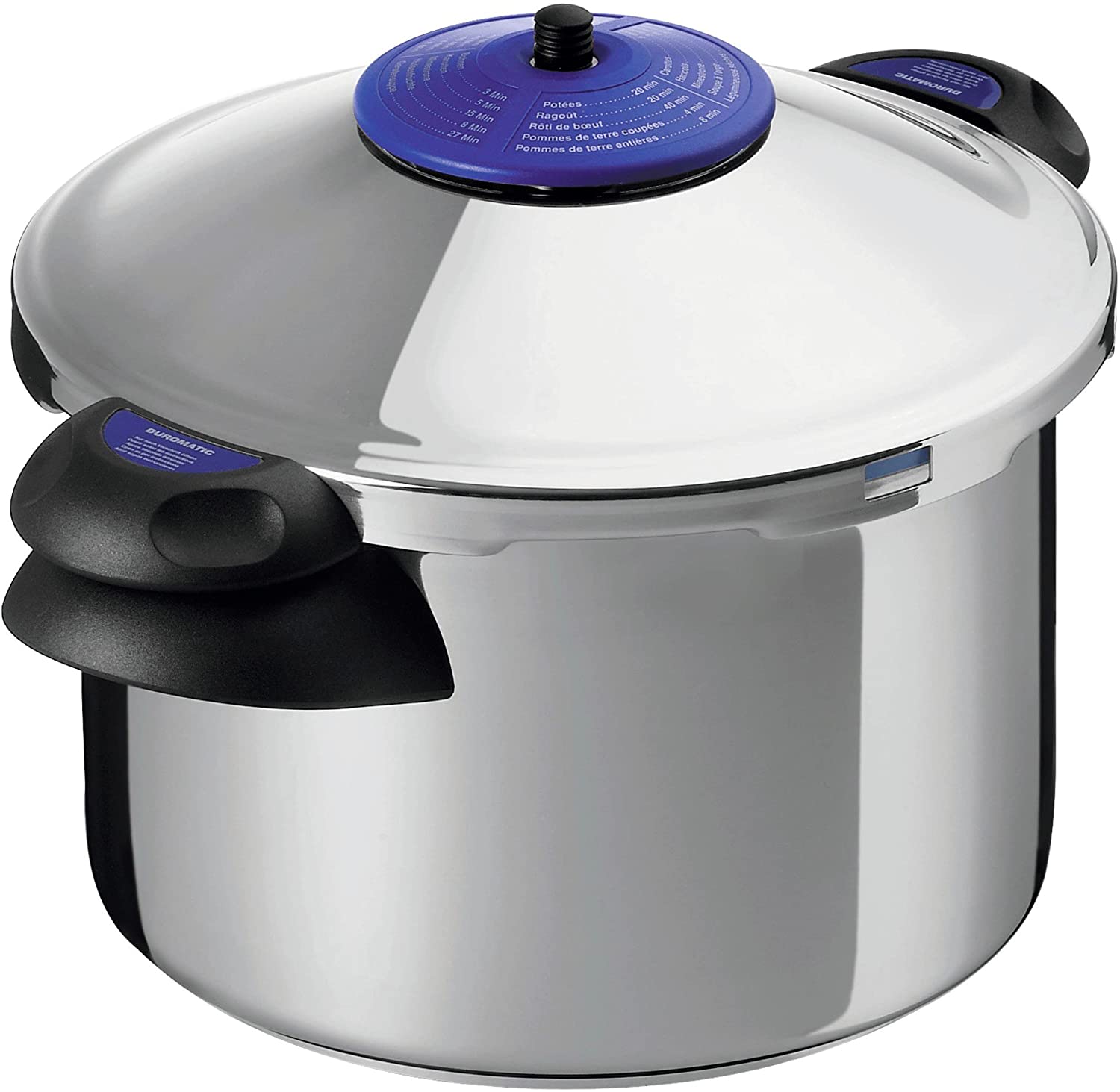 KUHN RIKON 3195 Duromatic Supreme Pressure Cooker / Steam Cooker Induction Stainless Steel 4 Litre 22 cm Silver 4L