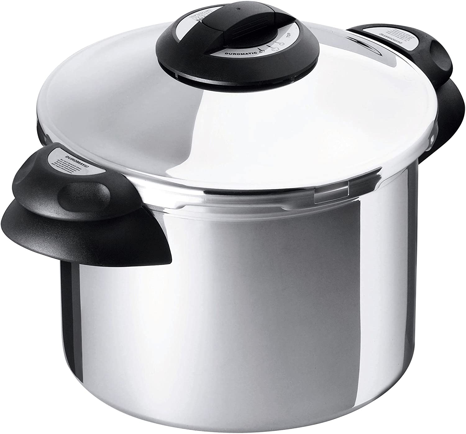 Kuhn Rikon Duromatic Top Pressure Cooker With Side Grips (22 cm), 4.0 Litre