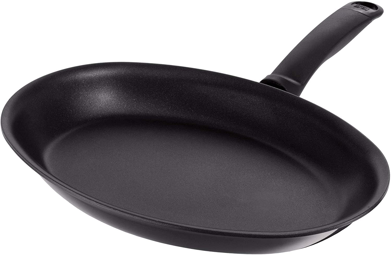 Kuhn Rikon Fish Star Speciality Non-Stick Frying Pan, 36 x 25 cm, Black