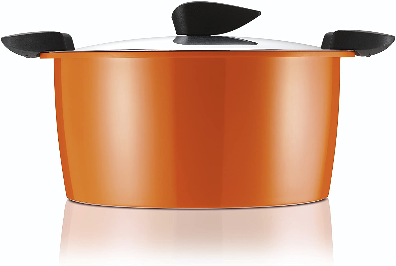 Kuhn Rikon Hotpan Serving Casserole, 18cm, 2.0L, Orange