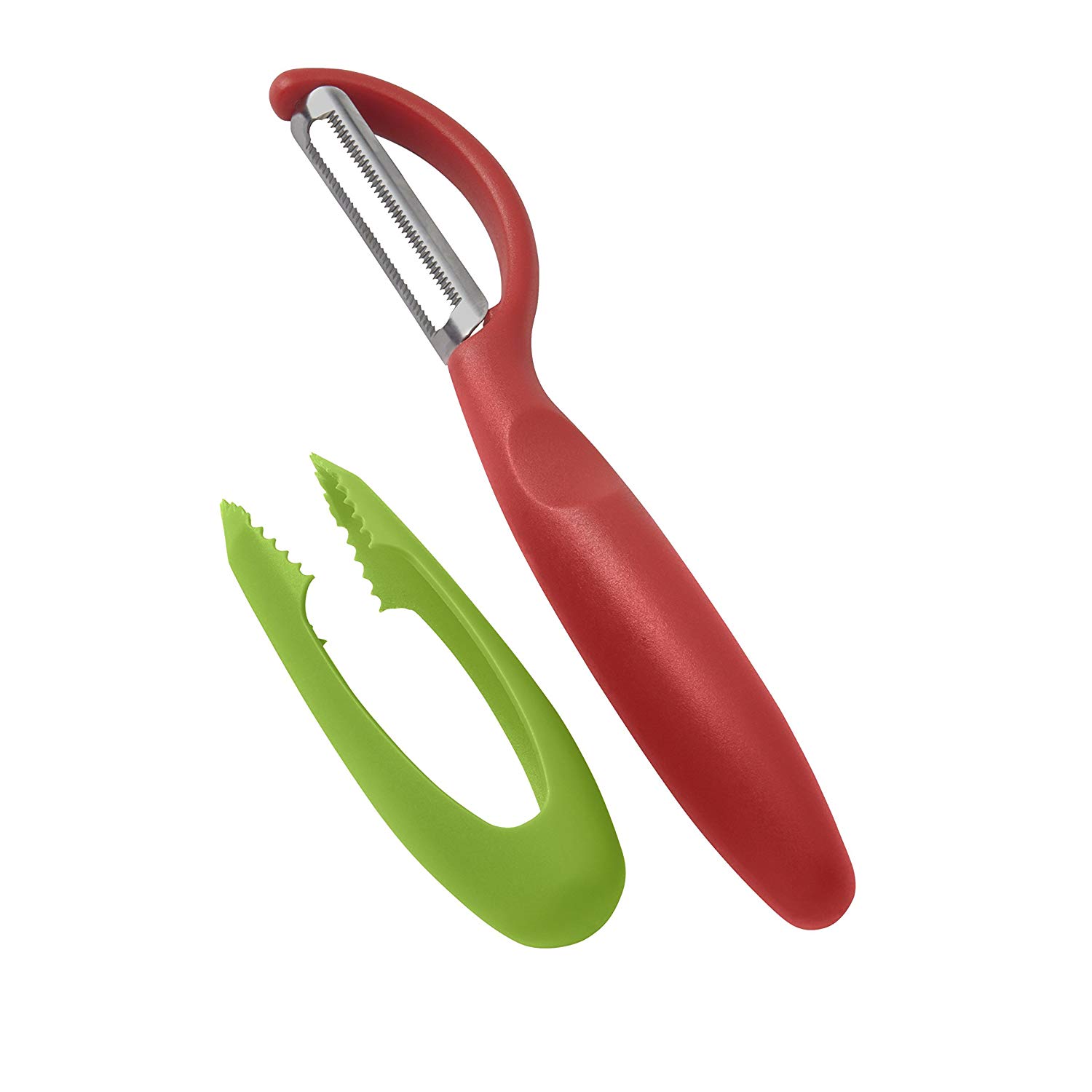 Kuhn Rikon Piranha Peeler With Stalk Remover, Vegetable Peeler, Fruit Peele