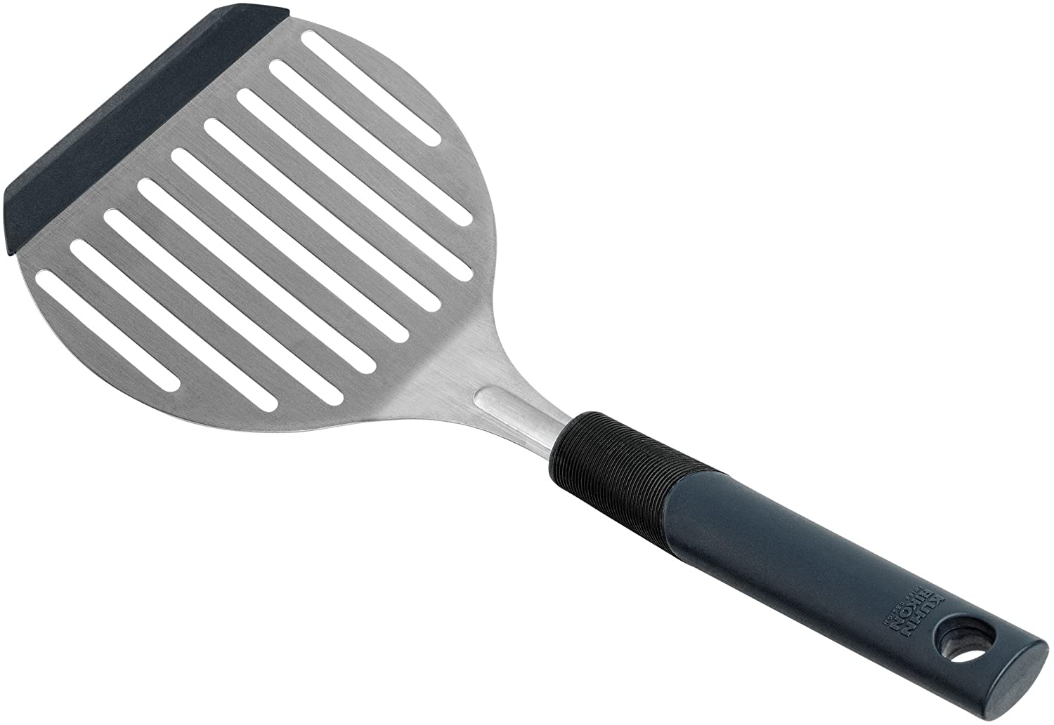 Kuhn Rikon SoftEdge Cooks Tools Round Turner, Black