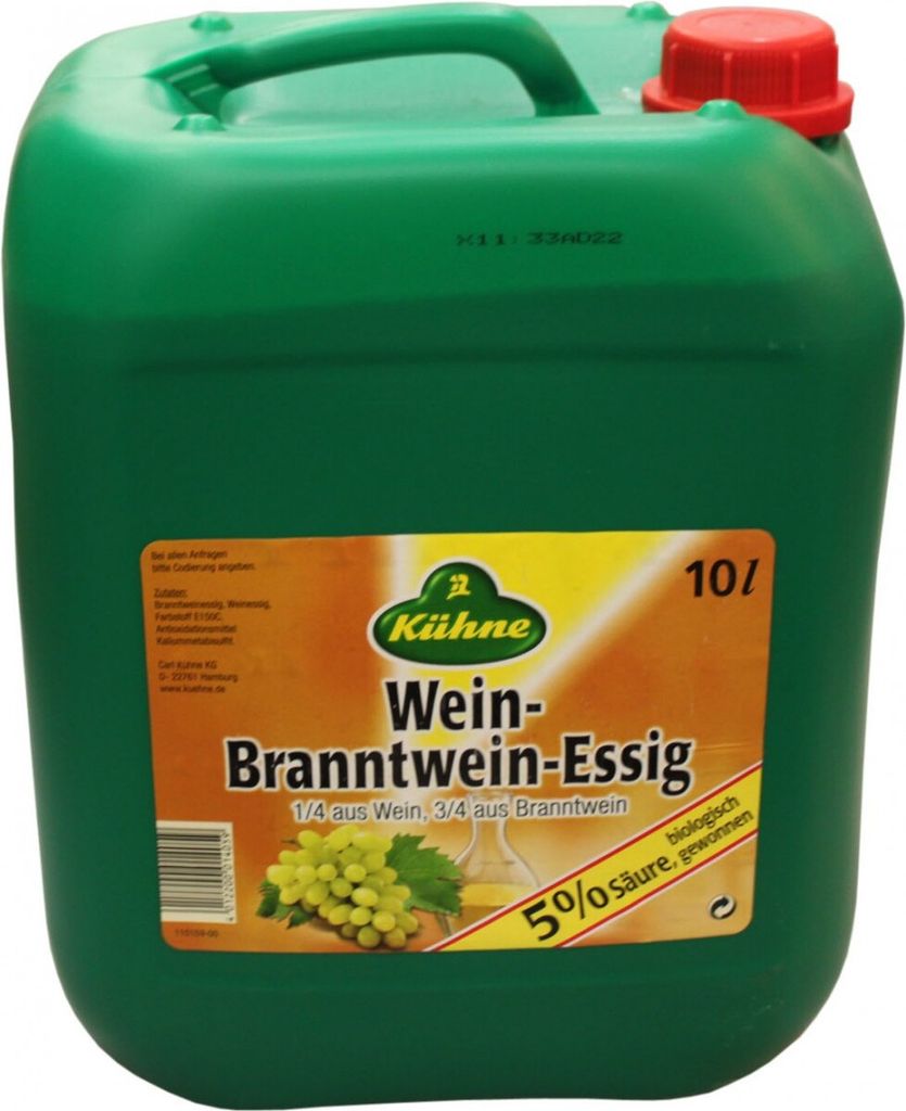 Kühne Spirit Vinegar 5% 10L