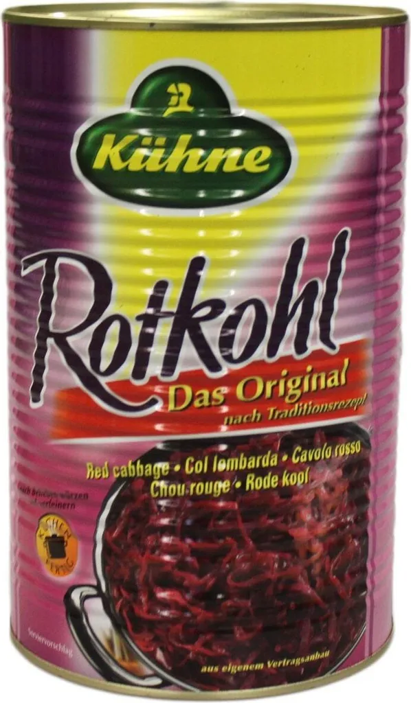 Kühne red cabbage ready to cook 4040g