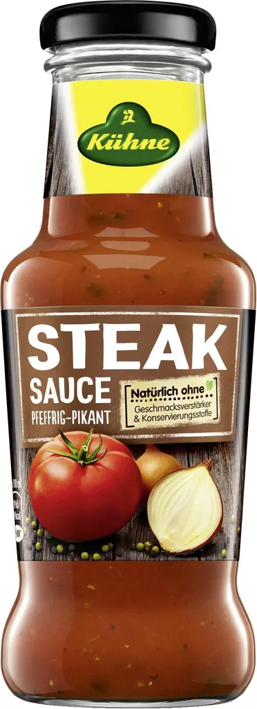 Kühne Steak Sauce peppery, spicy and naturally delicious 250ml