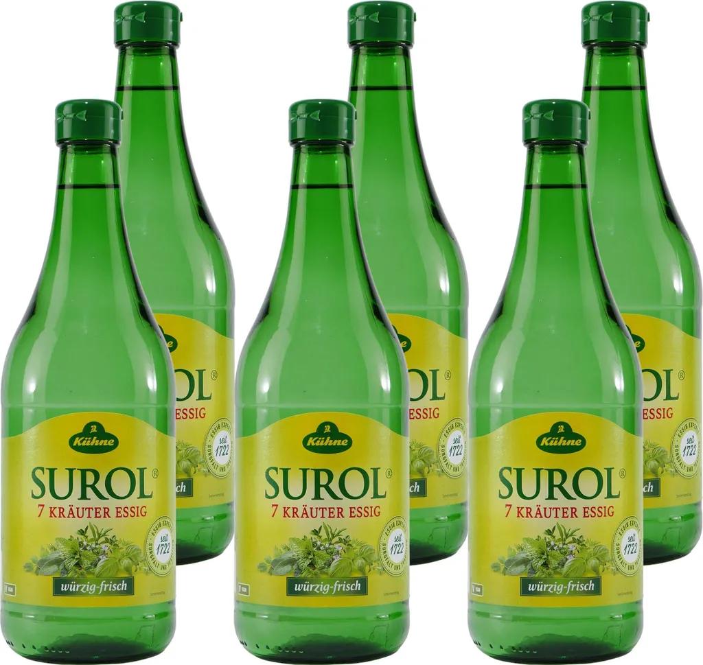 Kühne Surol 7 Herb Vinegar (6 x 0.75L)