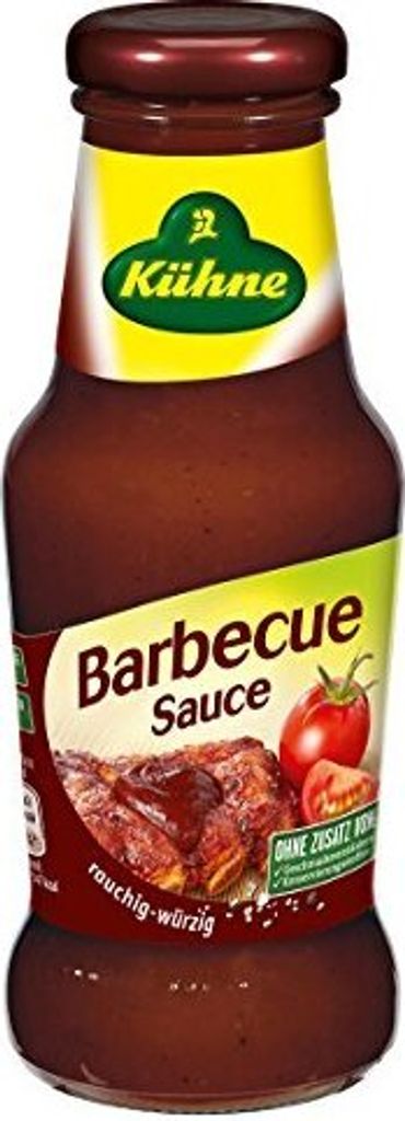 Kühne Barbecue Seasoning Sauce, 6-pack (6 x 250 ml)