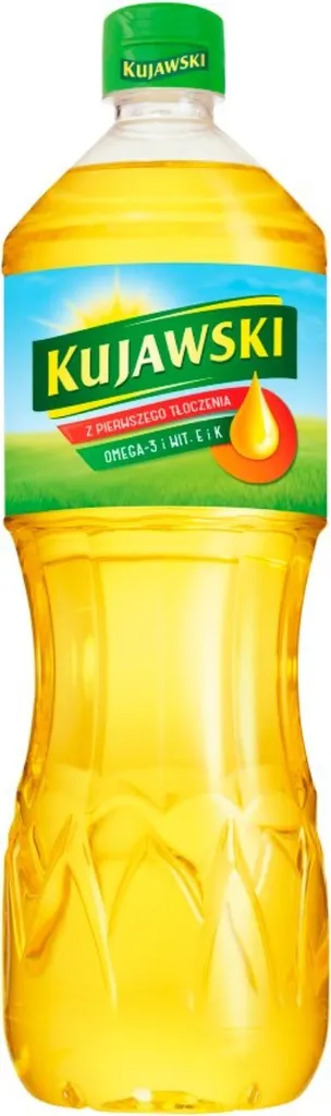 Kujawski natives Rapsöl mit Omega 3-Fettsäuren, 1x 1l Flasche