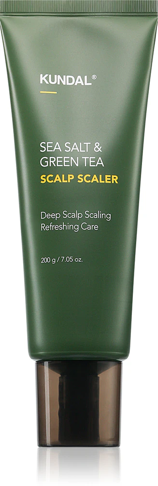 KUNDAL Sea Salt & Green Tea Scalp Scaler deep cleansing peeling to stimulate hair growth