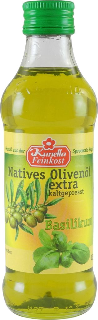 Kunella Natives Olivenöl extra kaltgepresst Basilikum (100 ml)