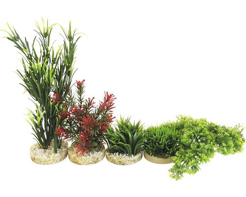 Plastic aquatic plants set Sydeco Kombi 1