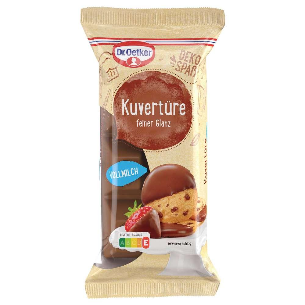 Chocolate coating, whole milk