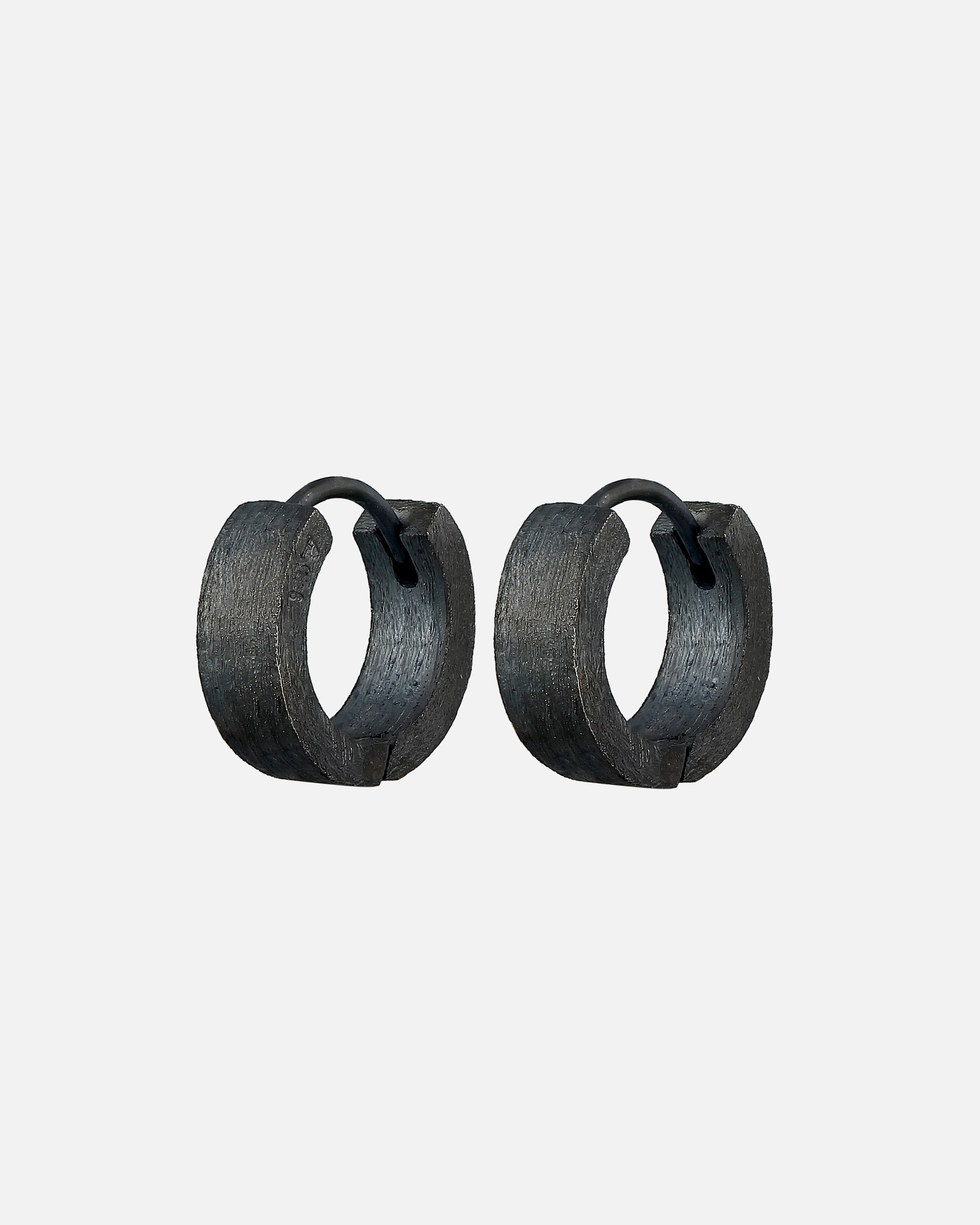 KUZZOI Earring Creole Circle Matt 925 Silver