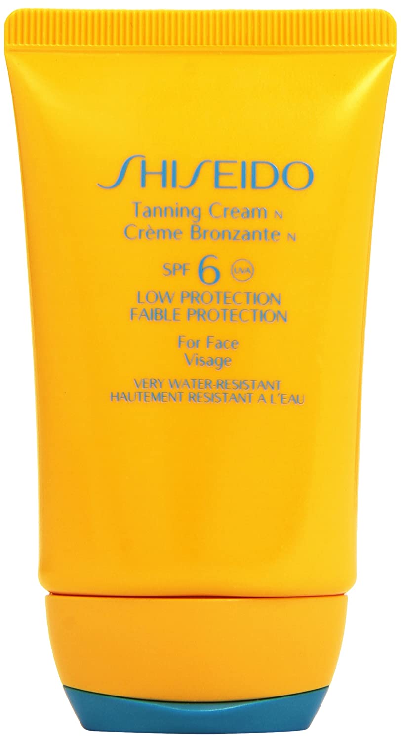 shiseido Sun Tanning Cream for Face SPF 6 – Tanning Emulsion Low Protection 50 ml