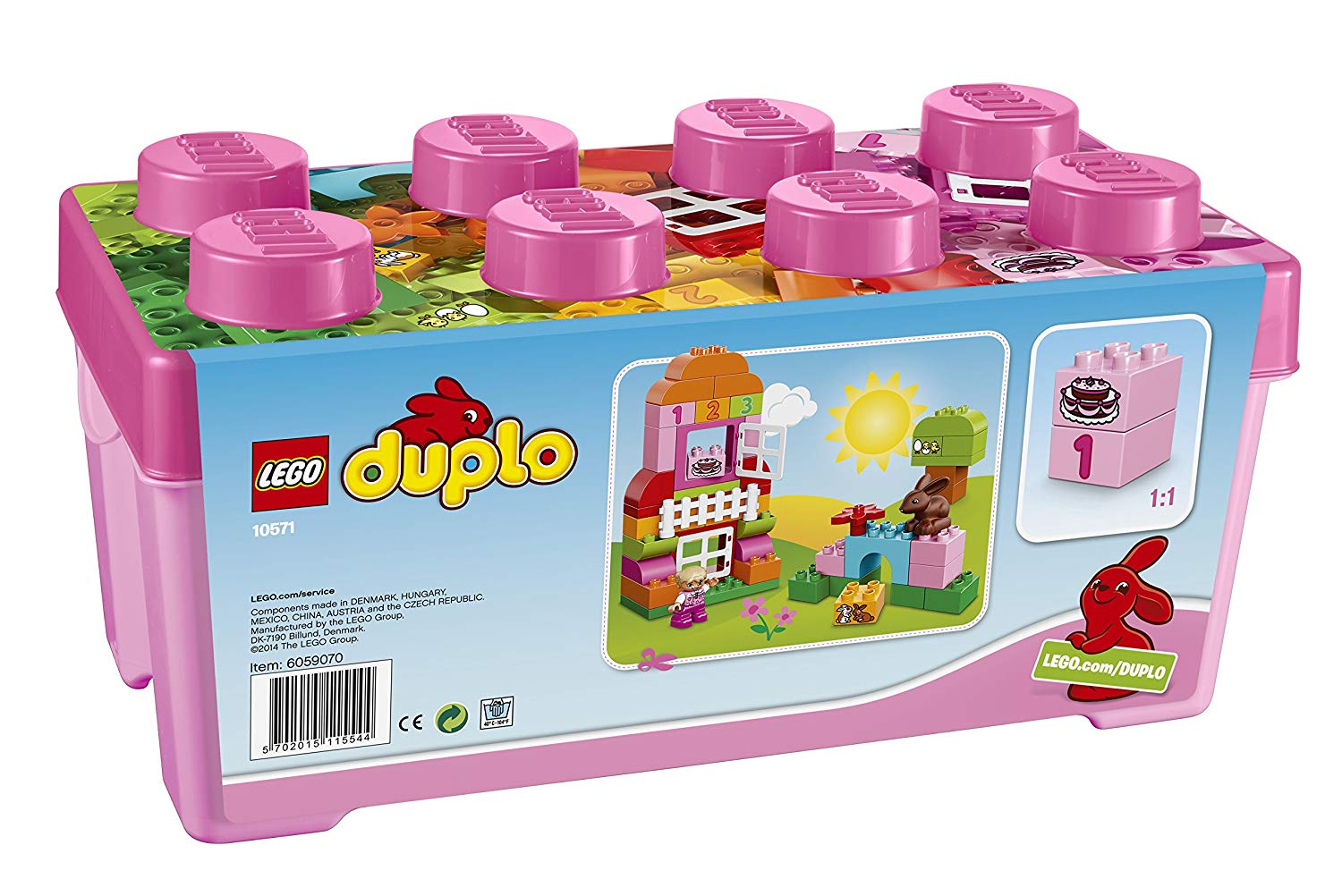 Lego Duplo Creative Play 10571: All-In-One-Box-Of-Fun (Pink)