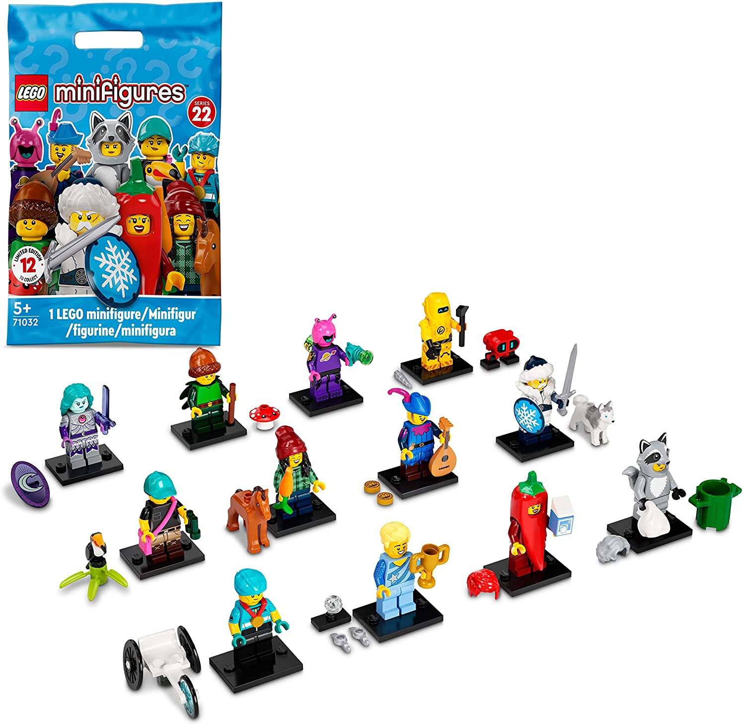 LEGO 71032 Minifigures Minifiguren Serie 22, 1 von 12 Sammelfiguren, Sammle