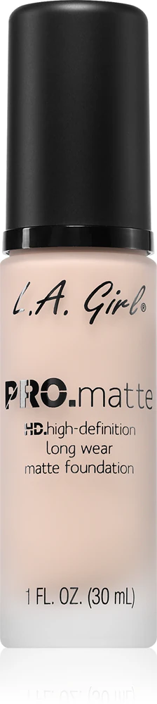 L.A. Girl Cosmetics PRO. Matte HD long-lasting makeup foundation with matte effect