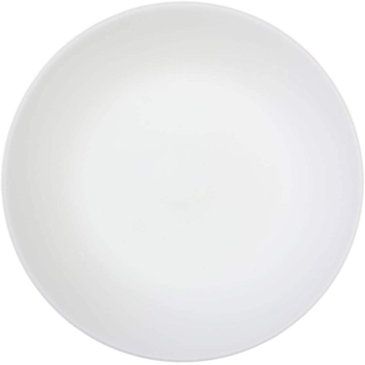 Corelle 22 cm Vitrelle Glass Winter Frost White Luncheon Plate, Pack of 6