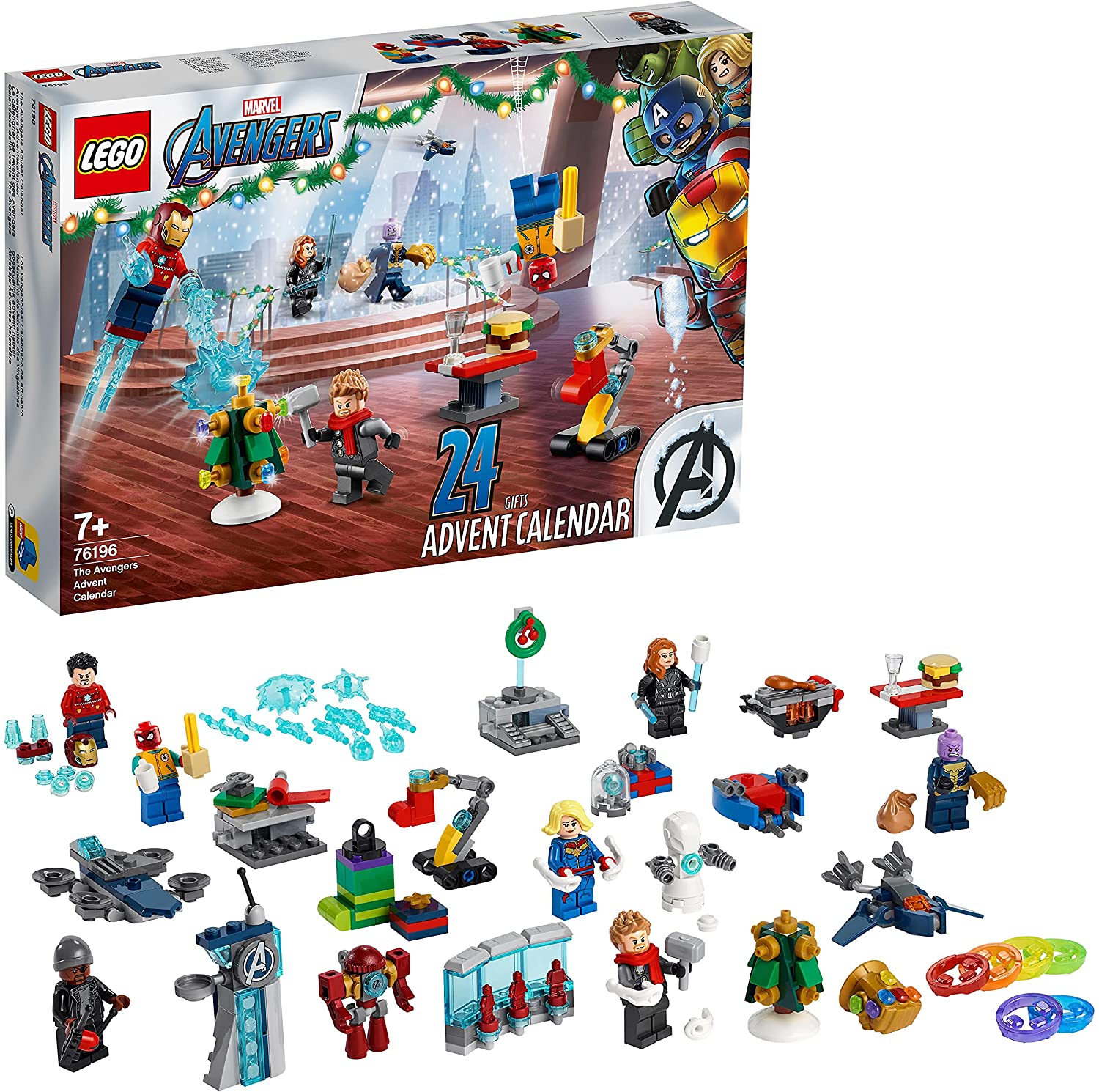 LEGO 76196 Marvel Avengers Advent Calendar 2021 Christmas Calendar with Spi