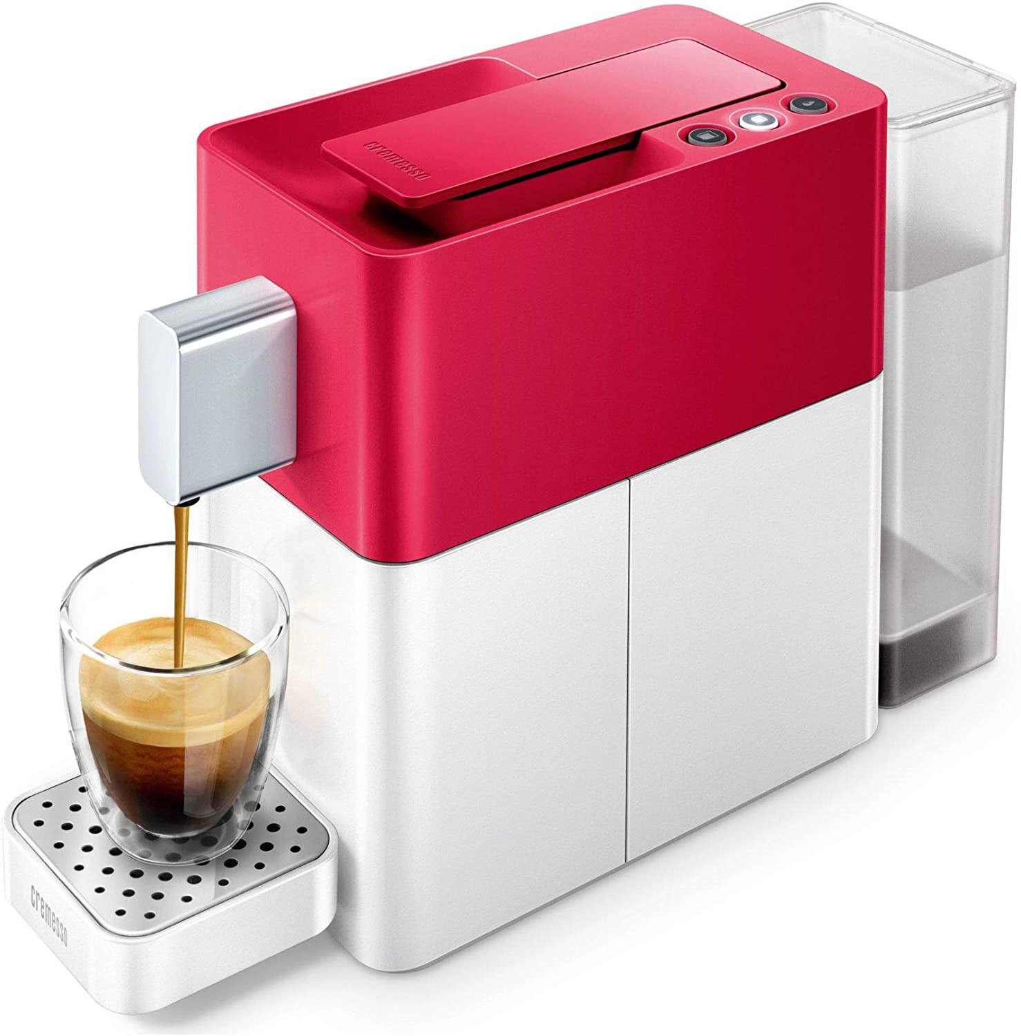 Cremesso Easy heart red & shell white red-white capsule machine