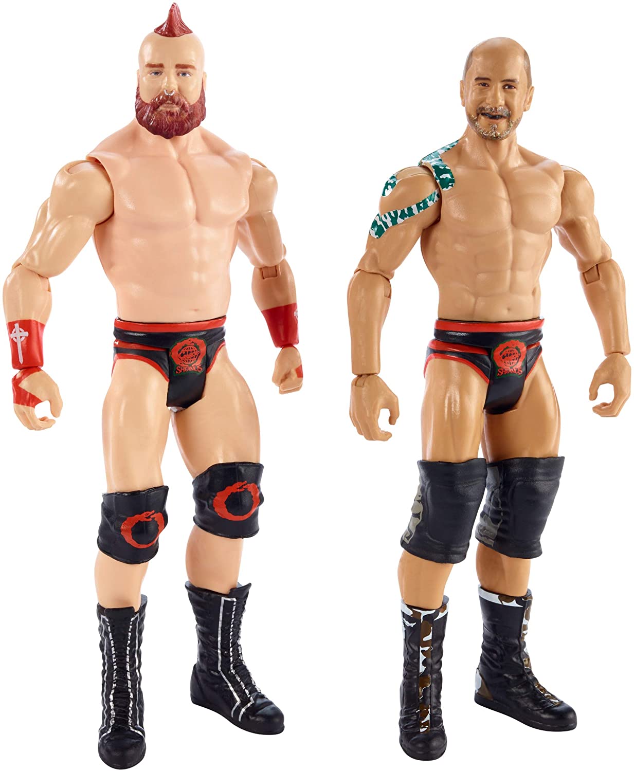Wwe Gbn63 - 15 Cm Basic Figures Pack Of 2 The Bar, Sheamus And Cesaro