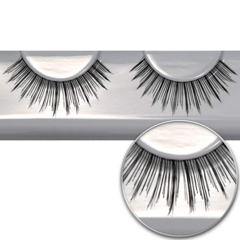 GRIMAS Real Hair Lashes Number 107, ‎107 schwarz, spitzen lichte