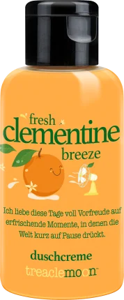 treaclemoon shower cream fresh clementine breeze, travel size, 60 ml