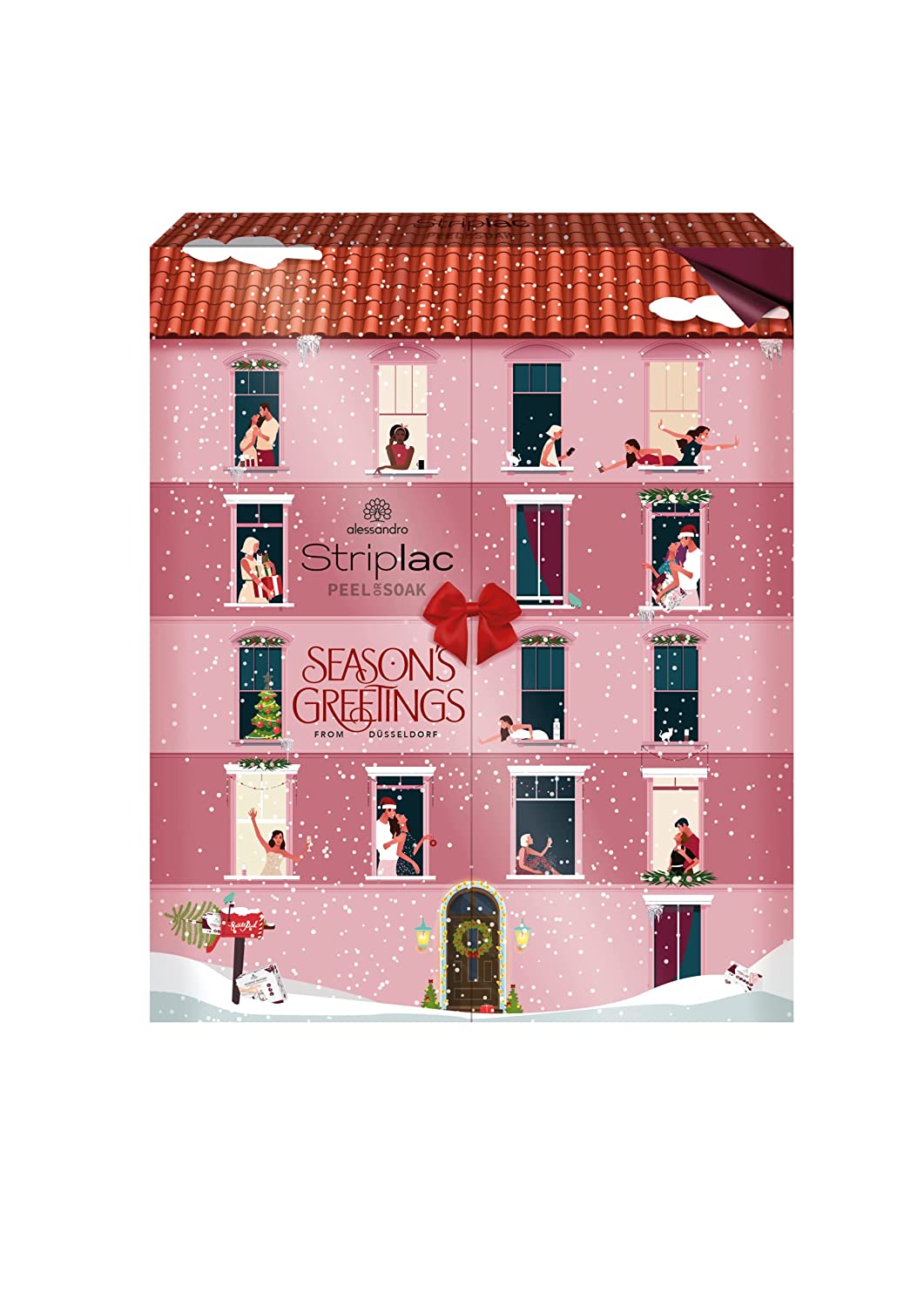 alessandro Striplac Peel Or Soak Advent Calendar 2022 - Professional Manicure in 15 Minutes - UV Nail Polishes in Various Colours, Accessories and Care Products - 24 x Nail Accessories, ‎multicoloured