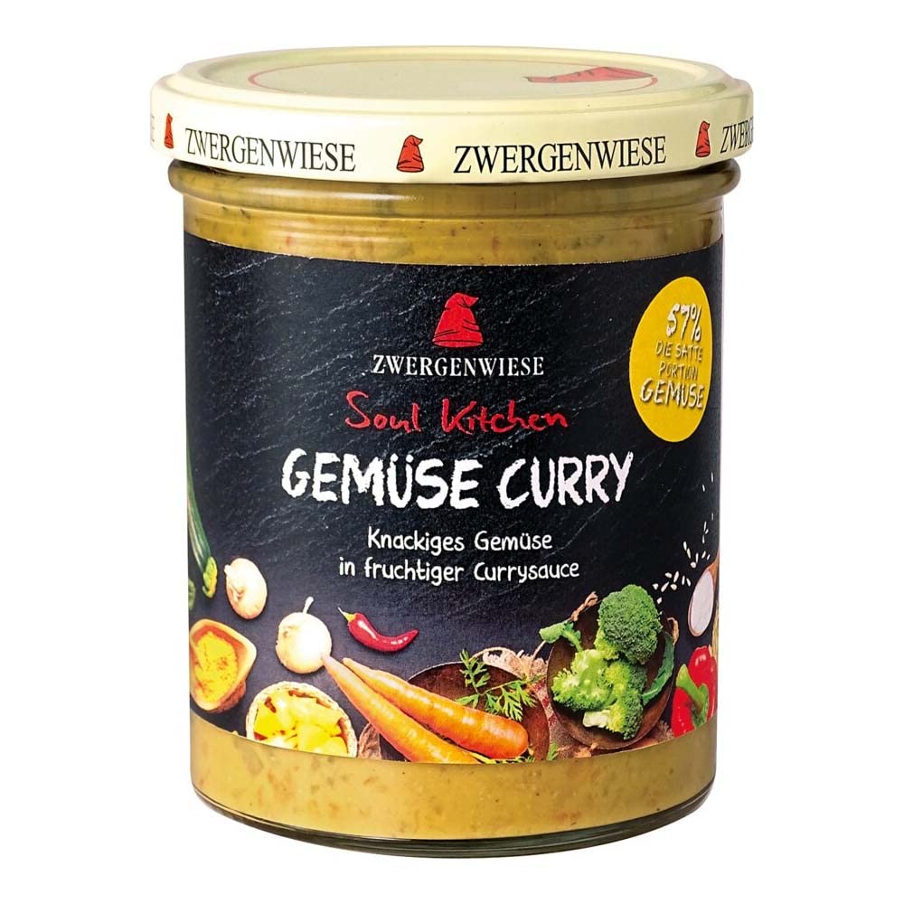 Zwergenwiese Bio Soul Kitchen Gemüse Curry, 370 g
