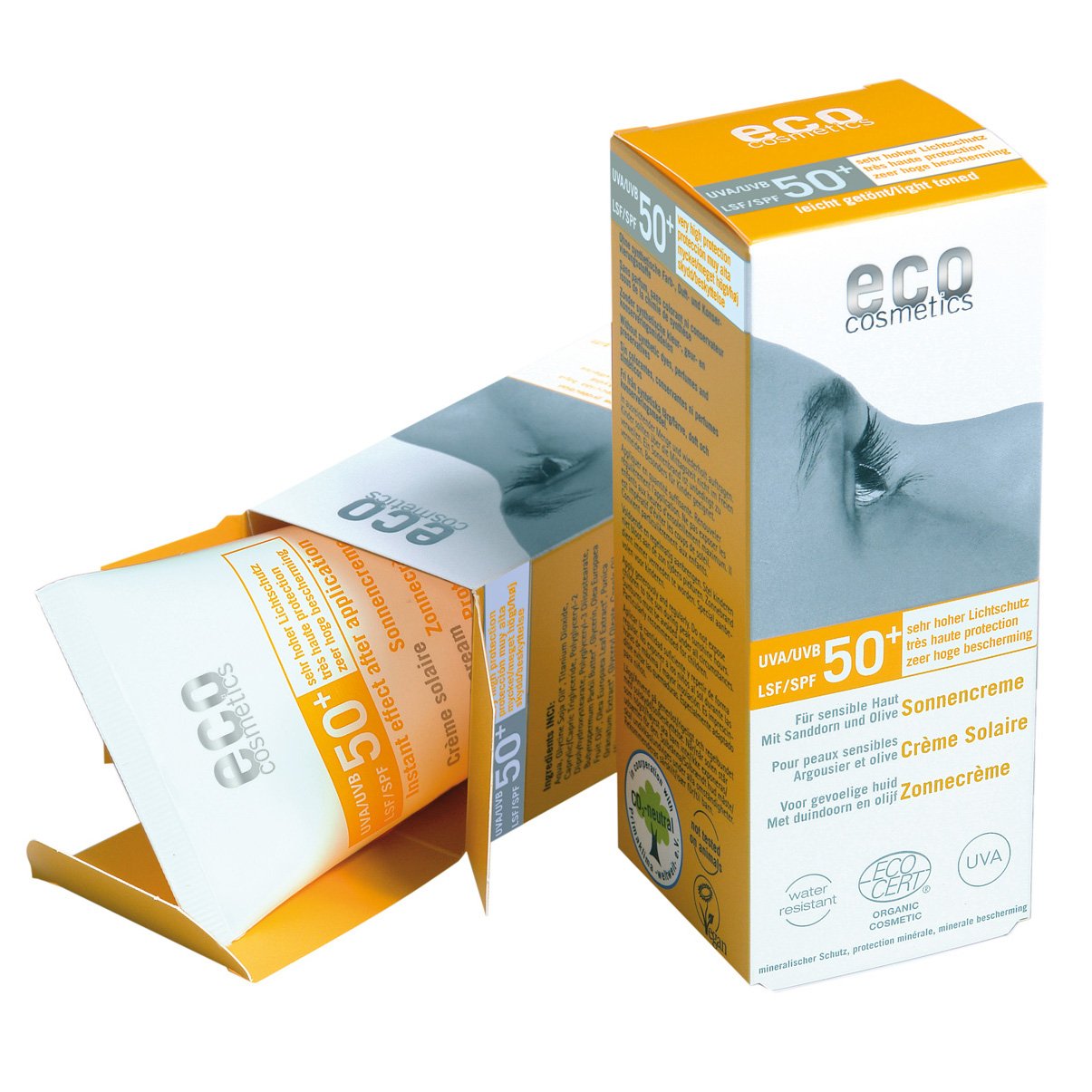 eco cosmetics sunscreen SPF50+ 75ml