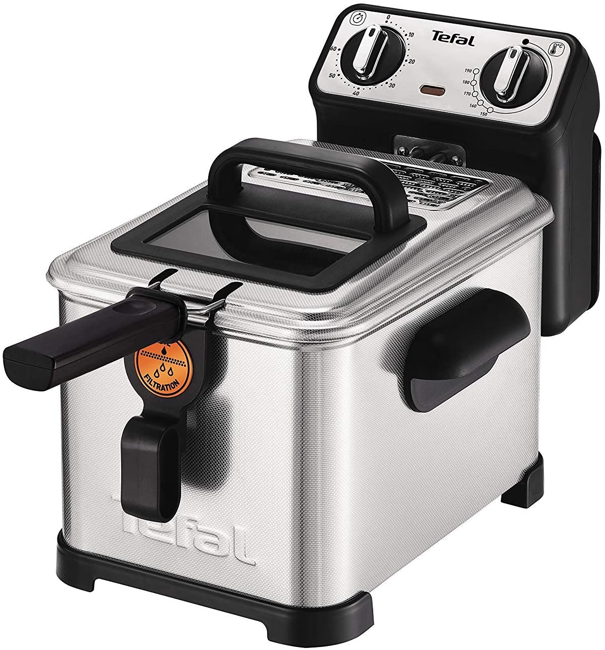 Tefal FR5101 deep fryer Filtra Pro Inox and Design, timer, heat-insulated, 