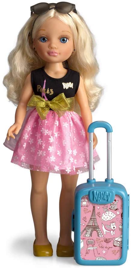Famosa 700015341 Nancy Chic Travel To Paris Doll With Case And Accessories 