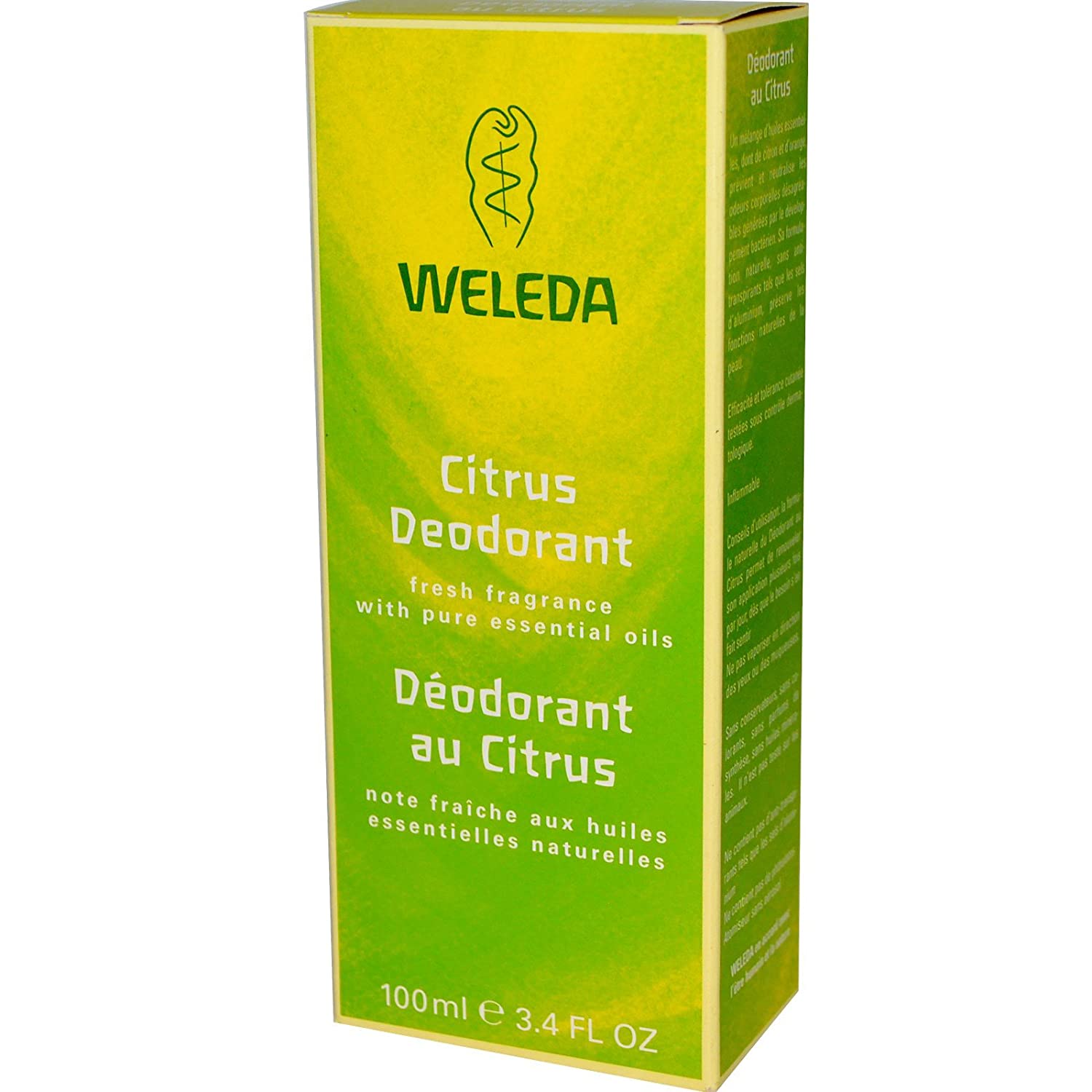 Weleda Citrus Deodorant – 100ml – Pack of 2