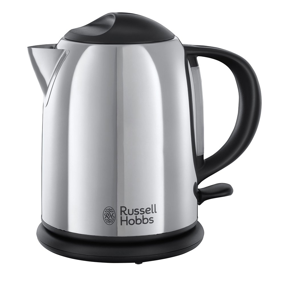 Russell Hobbs 20193–70 Colours Compact Kettle, Safety Lid, 1 L 2,200 W silv