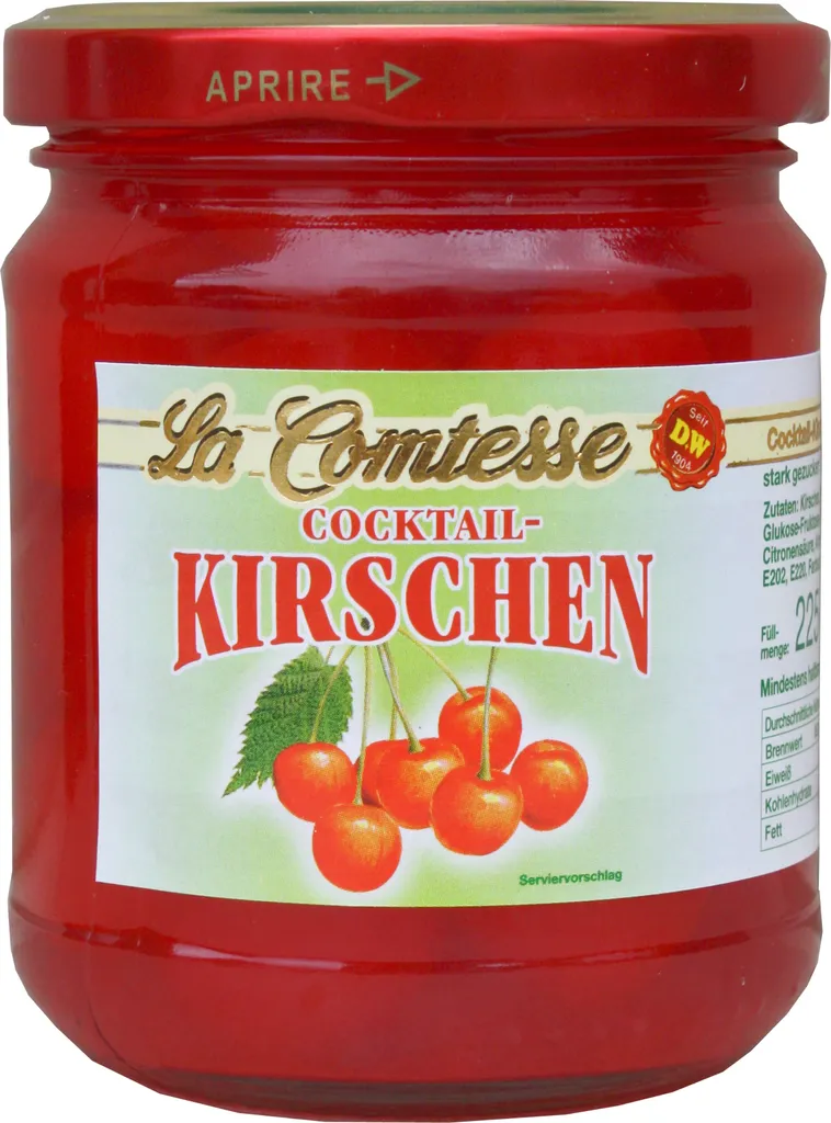 La Comtesse Red Cocktail Cherries