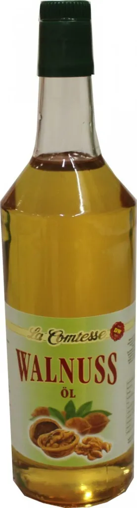 La Comtesse Walnussöl zum Backen, Braten und für Salat (1 Liter Flasche)