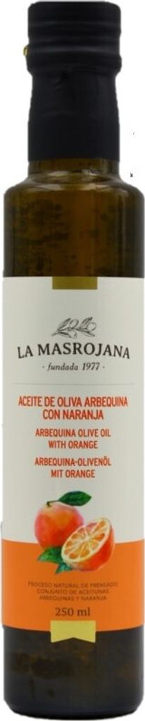 La Masrojana Arbequina-Olivenöl mit Orange 250ml
