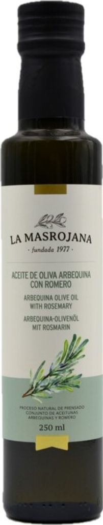 La Masrojana Arbequina-Olivenöl mit Rosmarin 0,25l