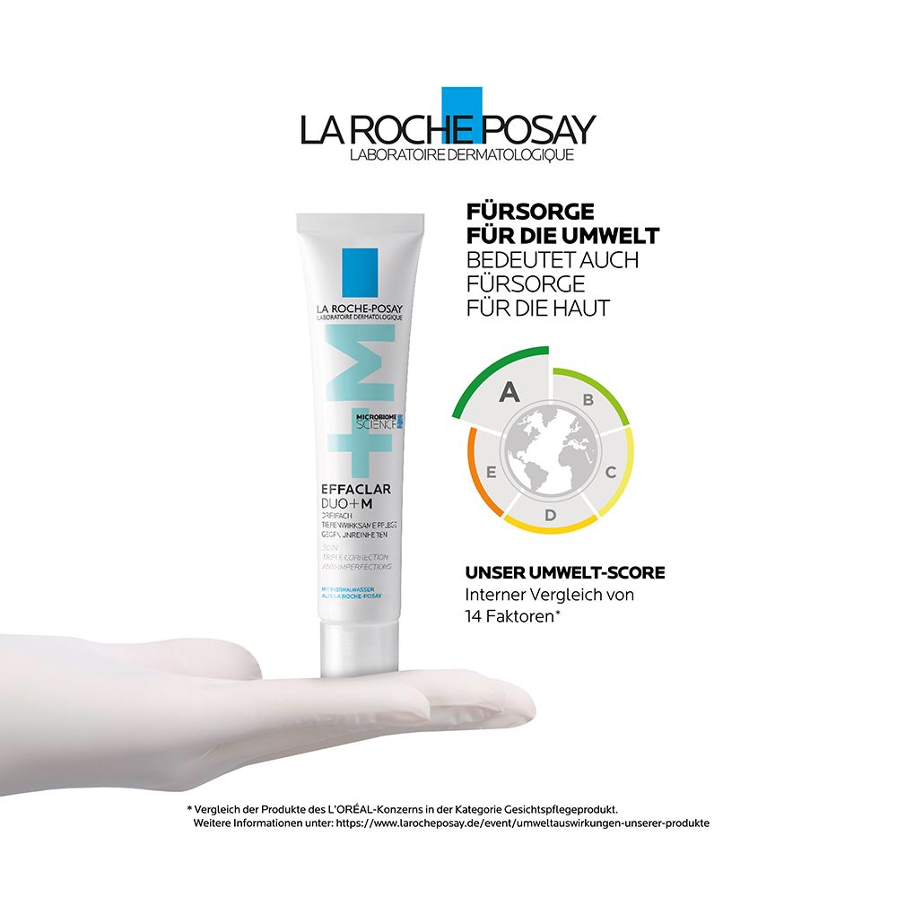 La Roche Posay Effaclar Duo+M: Triple deep-acting care against pimples, blackheads and impurities with an anti-relapse effect
