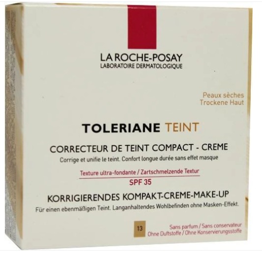 La Roche-Posay Foundation Toleriane Make-Up Teint Correcteur de Teint Compact 13 Beige Sable