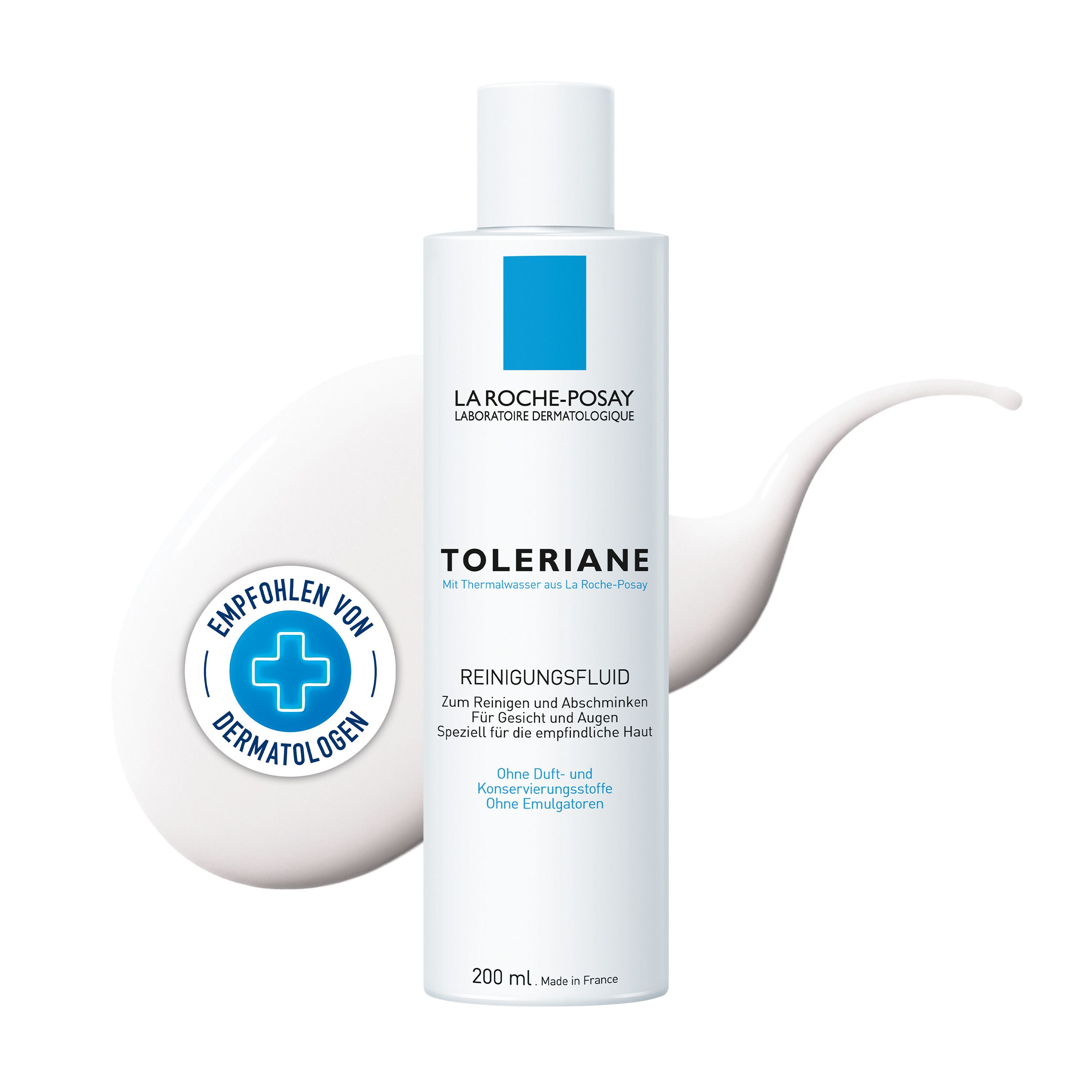 La Roche Posay TOLERIANE CLEANSING FLUID + Toleriane Dermallergo Cleansing Fluid 50ml Mini FREE