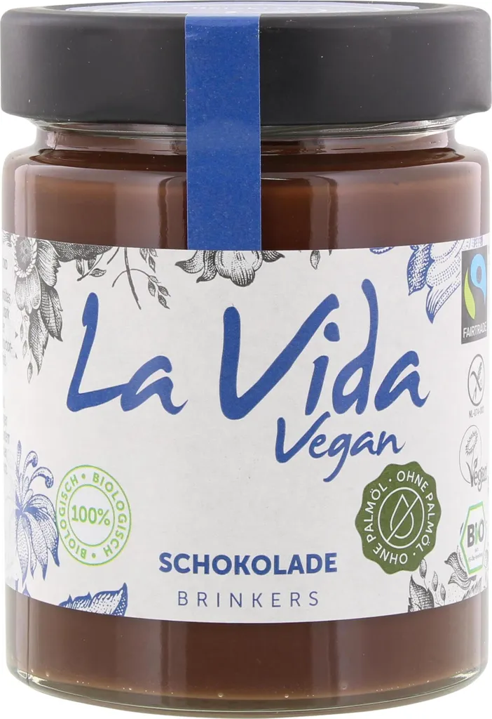 La Vida VeganSchokoladen Creme köstlicher Brotaufstrich 270g