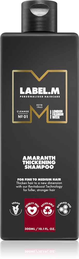 label.m Amaranth Shampoo for greater hair density for fine hair