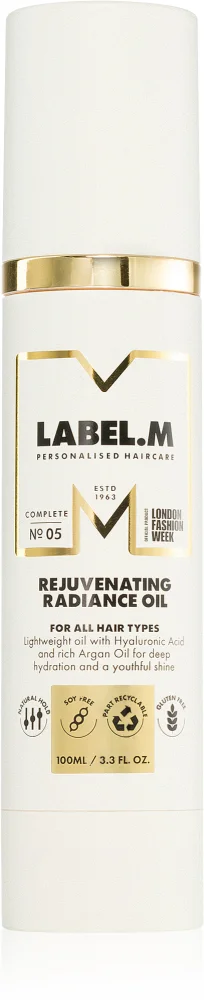 label.m Rejuvenating Radiance Oil light oil for the hair