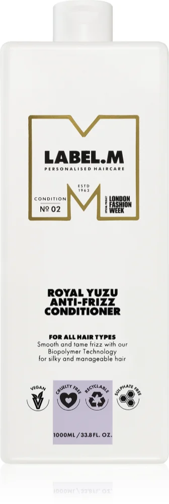 label.m Royal Yuzu Conditioner for unyielding and damaged hair