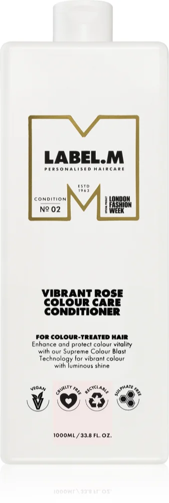 label.m Vibrant Rose Color Care Conditioner moisturizing conditioner for colored hair