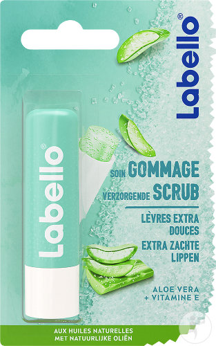 Labello Peeling Care for Extra Soft Lips Aloe Vera + Vitamin E Stick 4.8g