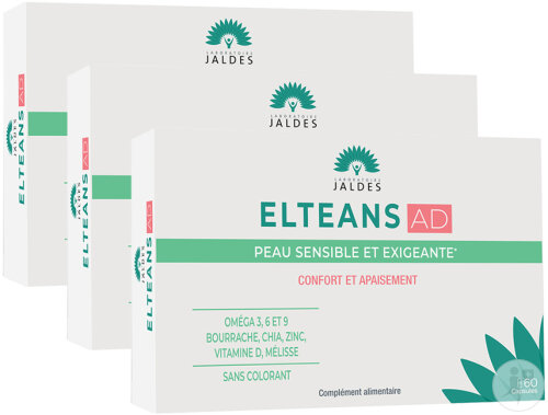 Laboratoire Jaldes Elteans AD Sensitive/Demanding Skin 60 Capsules Promo 2+1 Free